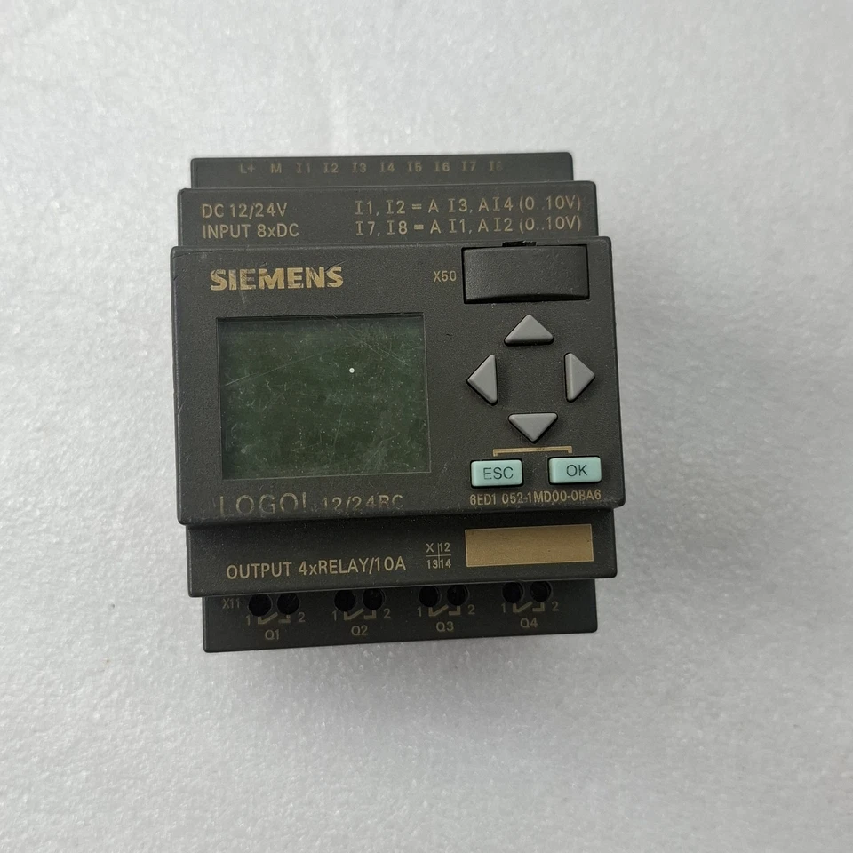 Siemens 6ED1052-1MD00-0BA6 Logo Plc Module 6ED1052-1MD00-0BA6 For Parts FREESHIP